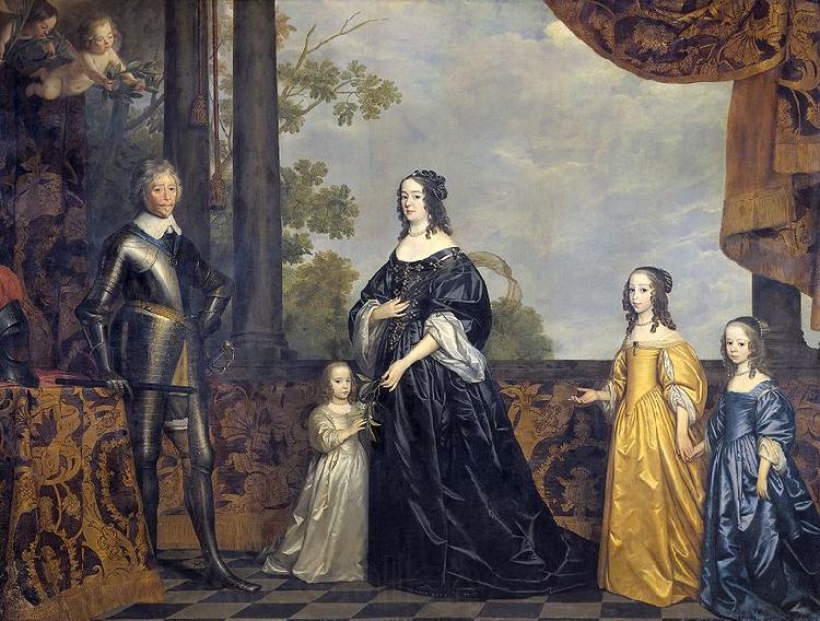 Gerrit van Honthorst Henrietta Catharina Norge oil painting art